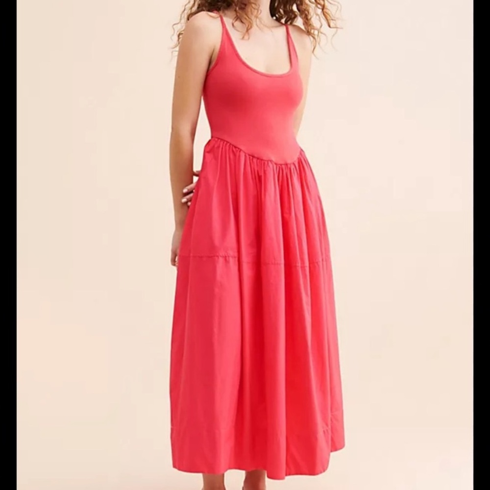 NWOT Free People Dylan Midi Dress